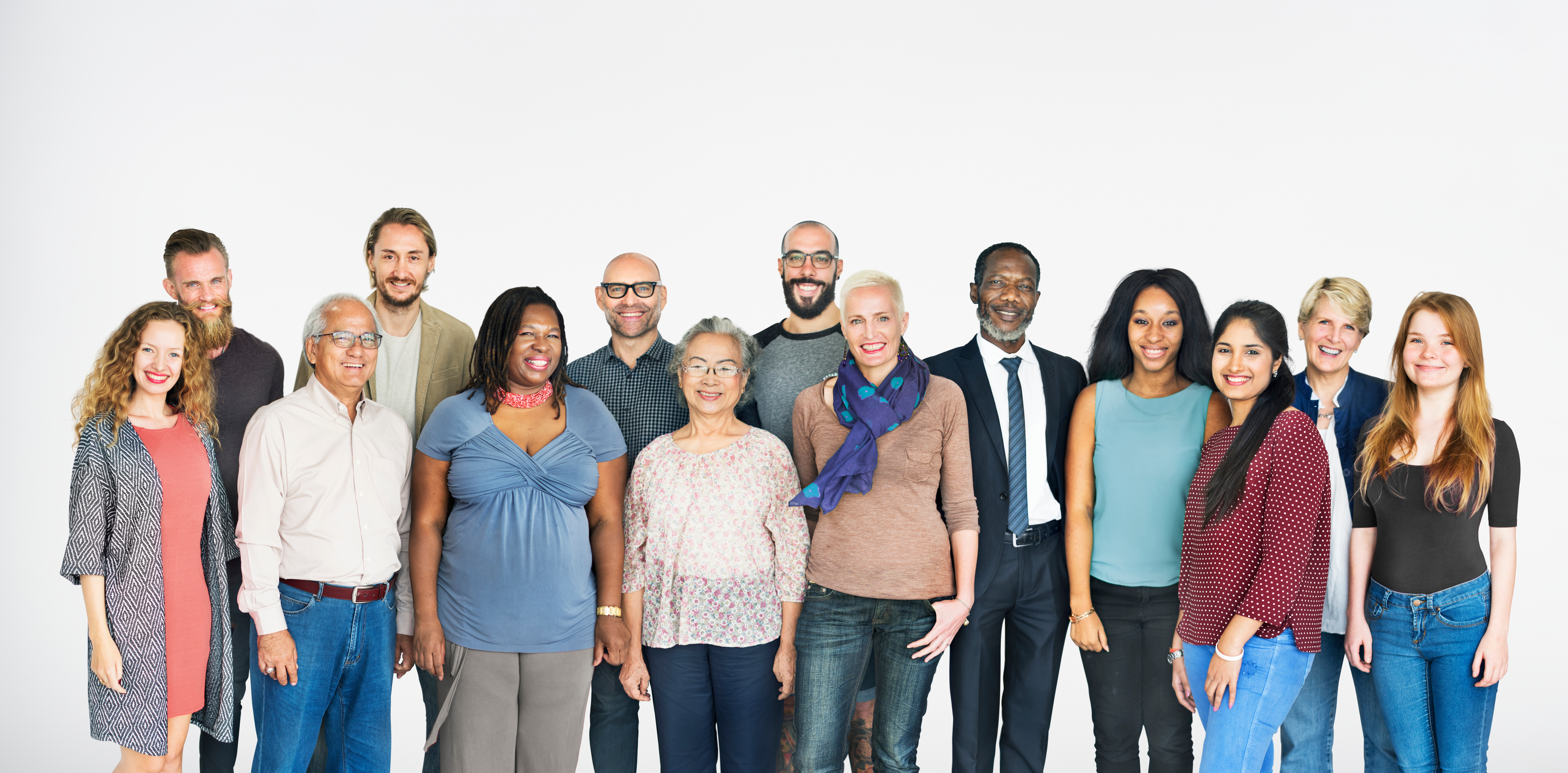 A group of diverse people